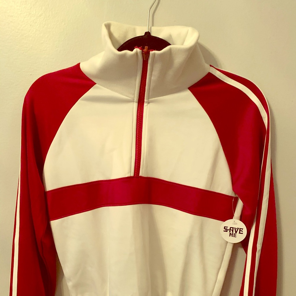 Stoned immaculate Farrah Fawcett half zip NEW
